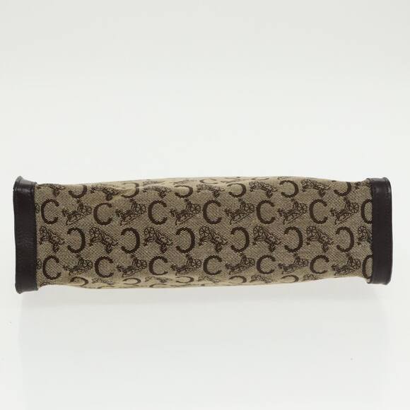 CELINE C Sulky Clutch Bag Canvas Brown - Picture 7 of 16